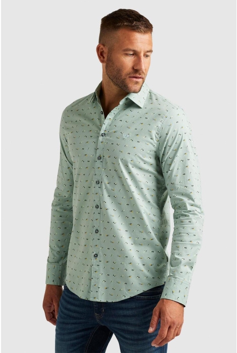 PME legend long sleeve shirt print on poplin