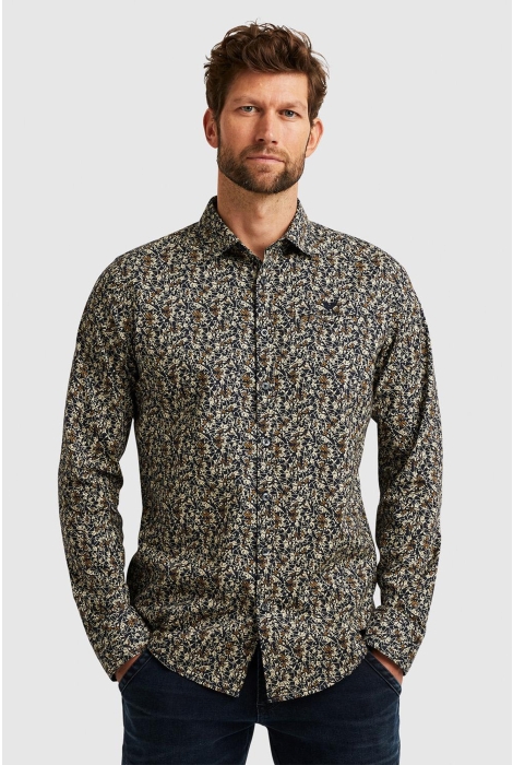 PME legend long sleeve shirt print on poplin