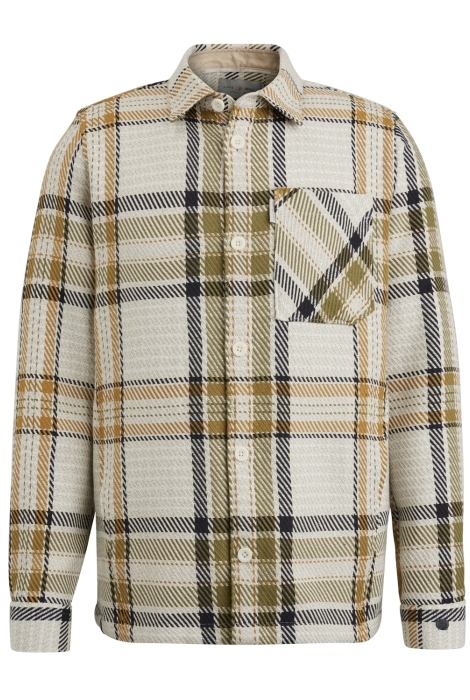 Cast Iron long sleeve shirt mouline check sh