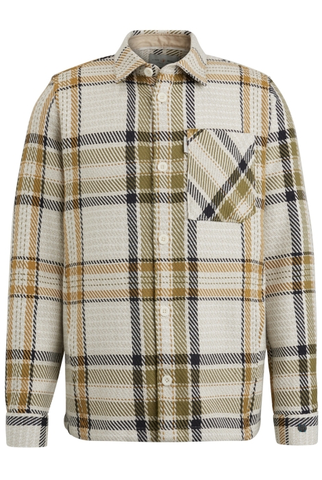 Cast Iron long sleeve shirt mouline check sh