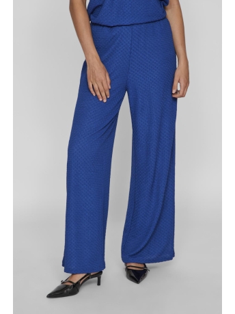 Vila Broek VIVALLIE HW WIDE PANTS/TES 14097774 TRUE BLUE