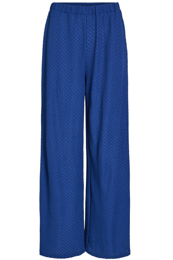 VIVALLIE HW WIDE PANTS/TES 14097774 TRUE BLUE