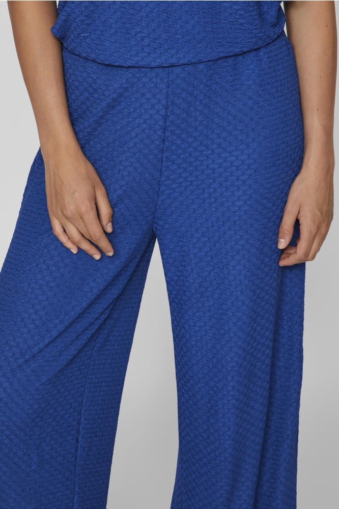 VIVALLIE HW WIDE PANTS/TES 14097774 TRUE BLUE