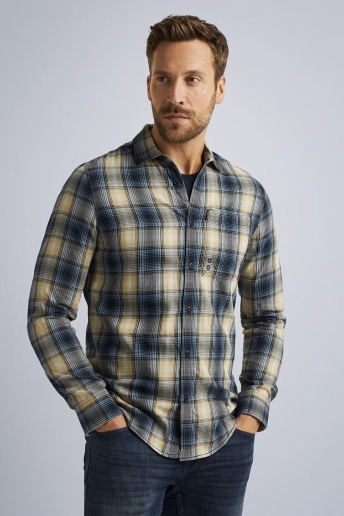 PME legend Overhemd LONG SLEEVE SHIRT TWILL CHECK PSI2311232 5281