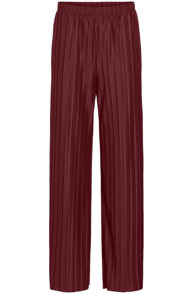 VITAHLIA HW WIDE PANTS/PB 14097664 CABERNET