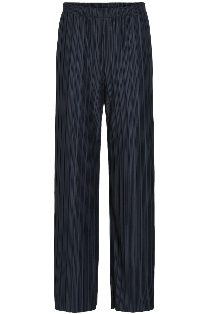 VITAHLIA HW WIDE PANTS/PB 14097664 NAYY BLAZER