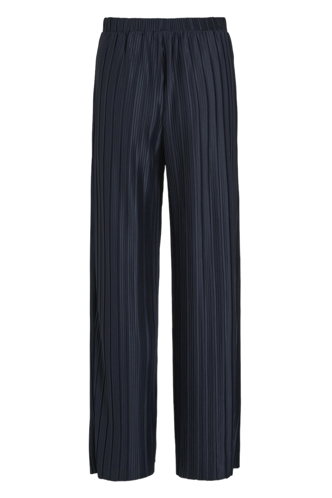 VITAHLIA HW WIDE PANTS/PB 14097664 NAYY BLAZER