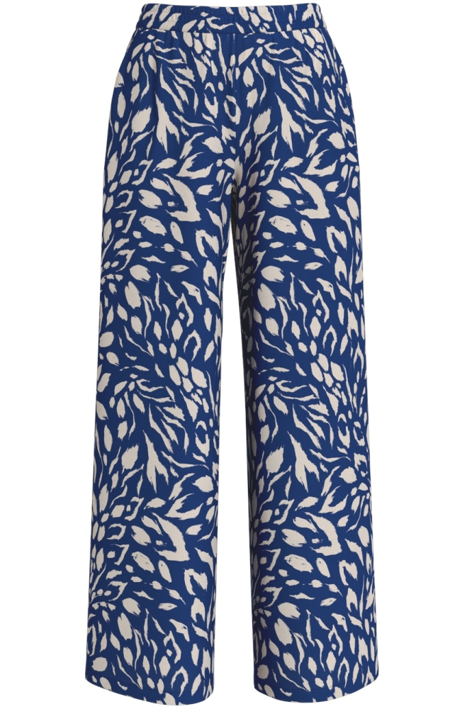 VILAYA BEA HW WIDE PANTS/DFS 14097540 MAZARINE BLUE/BEA EGGNOG