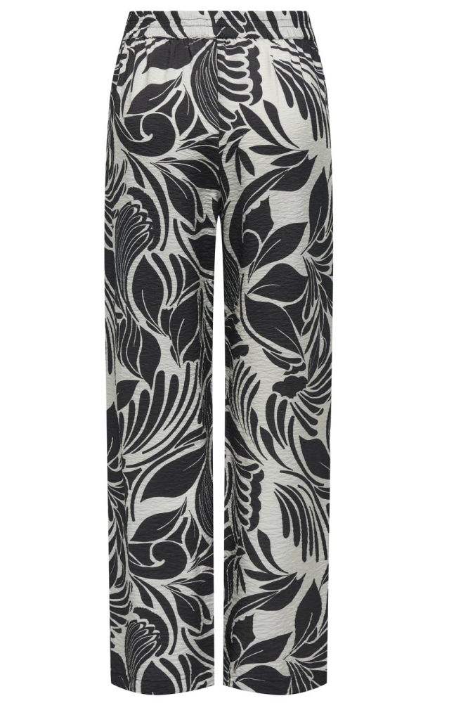 JDYNOA MW PANTS WVN 15328104 WHITECAP GRAY/BLACK GRAPHIC