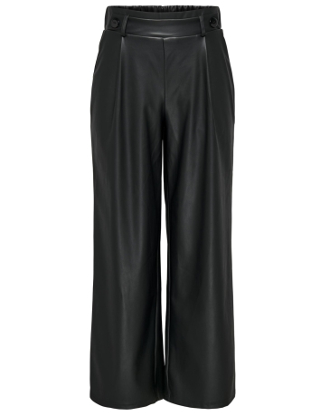 Jacqueline de Yong Broek JDYSOYA GEGGO PU PANT JRS NOOS 15328975 BLACK