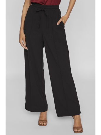 Vila Broek VICLUA HW WIDE PANTS-NOOS 14095436 BLACK BEAUTY