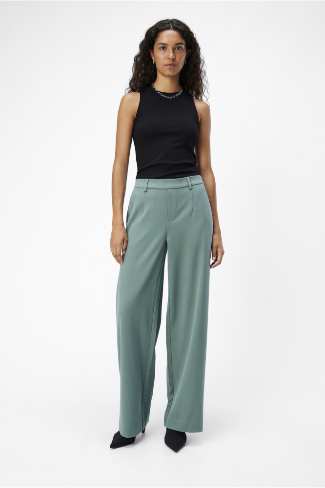 OBJLISA WIDE PANT NOOS 23037921 DARK FOREST