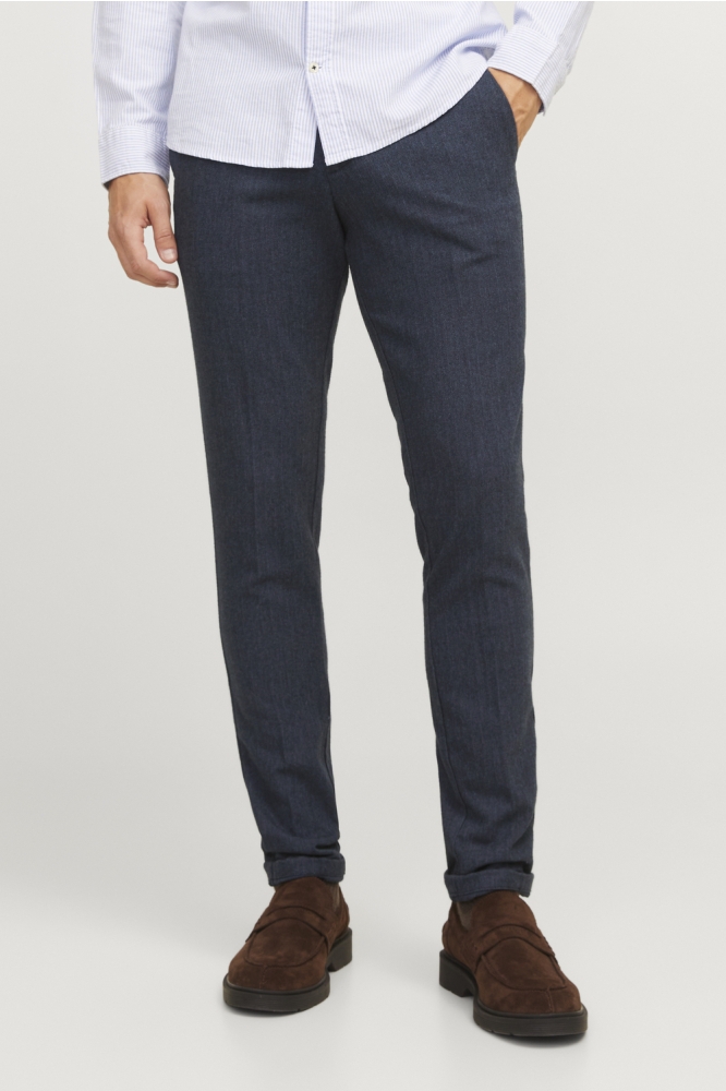 JPSTMARCO JJHENRY CHINO SN 12260906 NAVY BLAZER/HERRINGBON