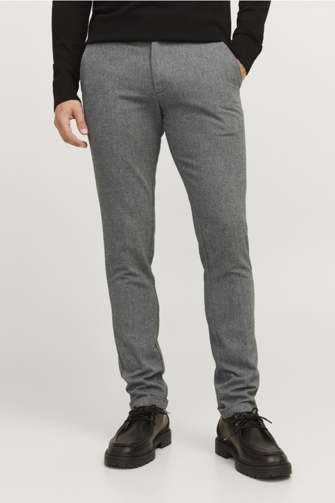 JPSTMARCO JJHENRY CHINO SN 12260906 Grey Melange/HERRINGBON