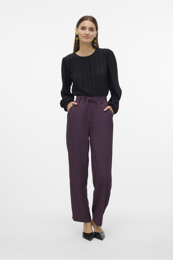 VMOMANI PANTS WVN BTQ GA 10316151 PLUM PERFECT