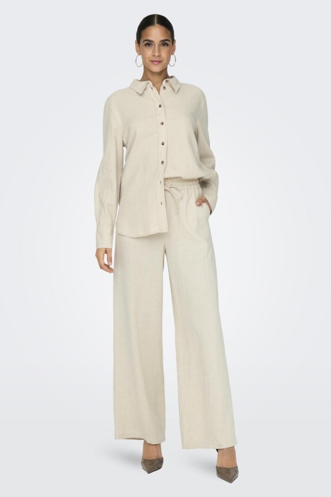 Jacqueline de Yong jdysay hw linen wide pant wvn noos