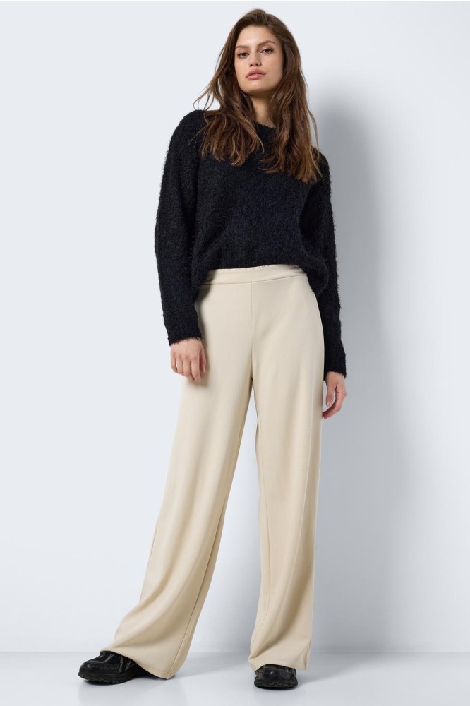 NMBOB HW ELASTIC WIDE PANT JRS NOOS 27029578 OATMEAL