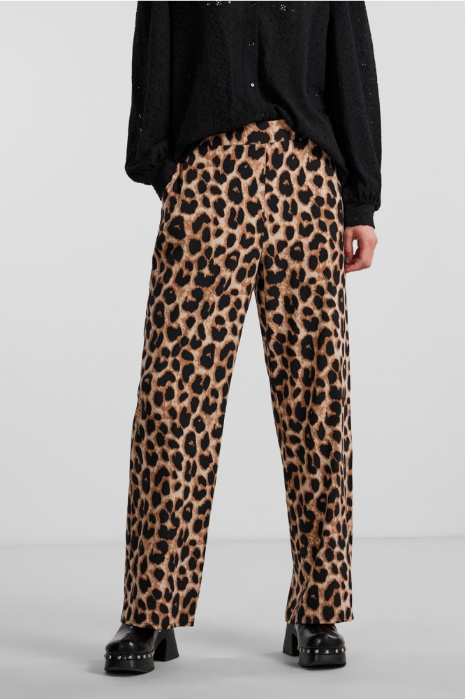 PCGURLA HW PANTS NOOS BC 17116993 Black AOP/LEO