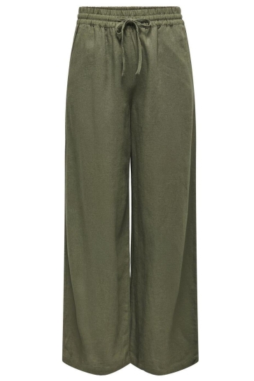 Jacqueline de Yong Broek JDYSAY HW LINEN WIDE PANT WVN NOOS 15318361 Kalamata