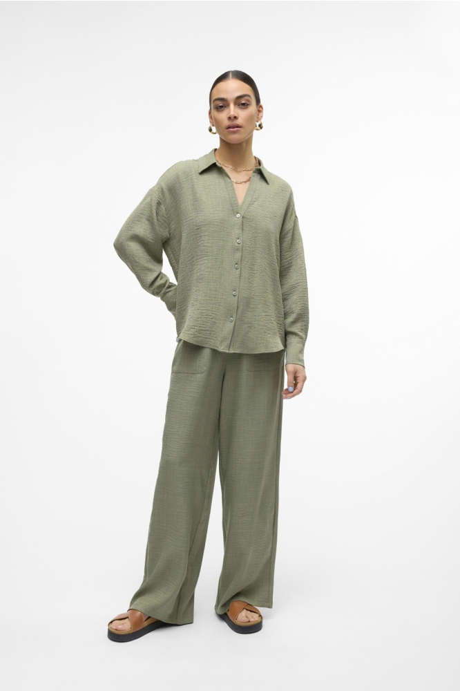 VMMELANEY HW LOOSE PANT WVN GA NOOS 10316385 LAUREL WREATH