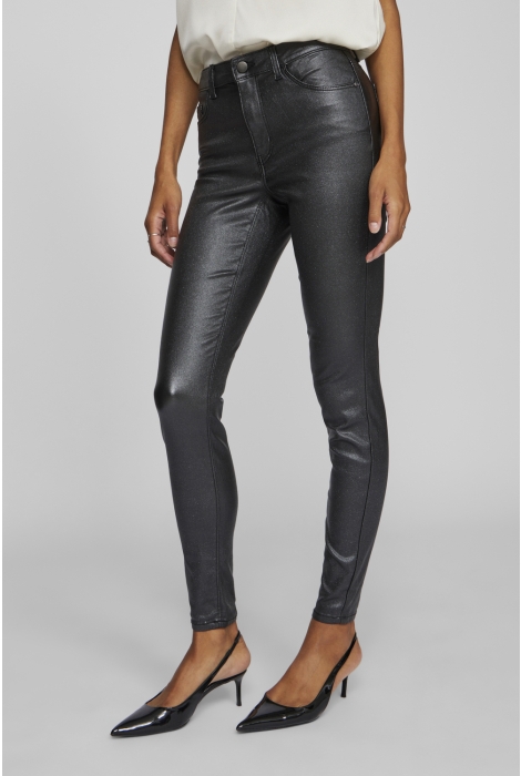 Vila visarah rw glitter coated jeans blk