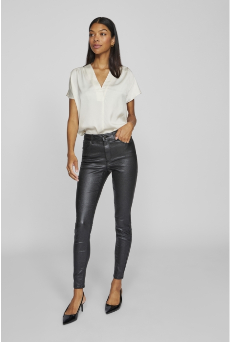 Vila visarah rw glitter coated jeans blk