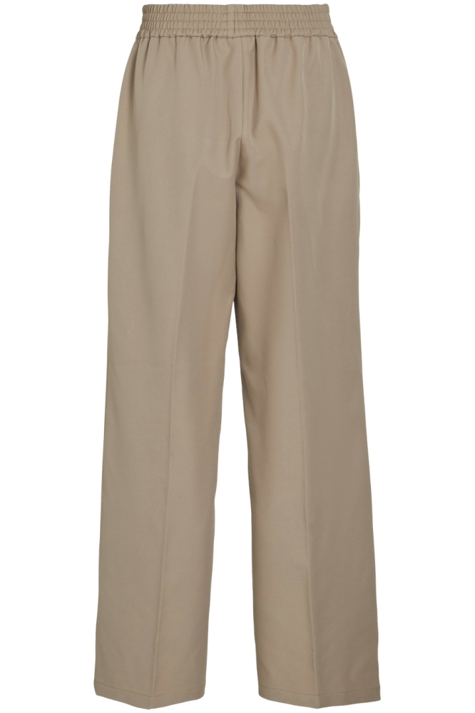 VIWINNIE AYA WIDE HW ELASTIC PANTS/ 14089565 SAVANNAH TAN