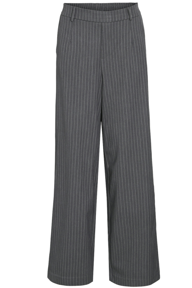 VIVARONE PATTERN HW WIDE PANT - NOO 14089556 Medium Grey Melange