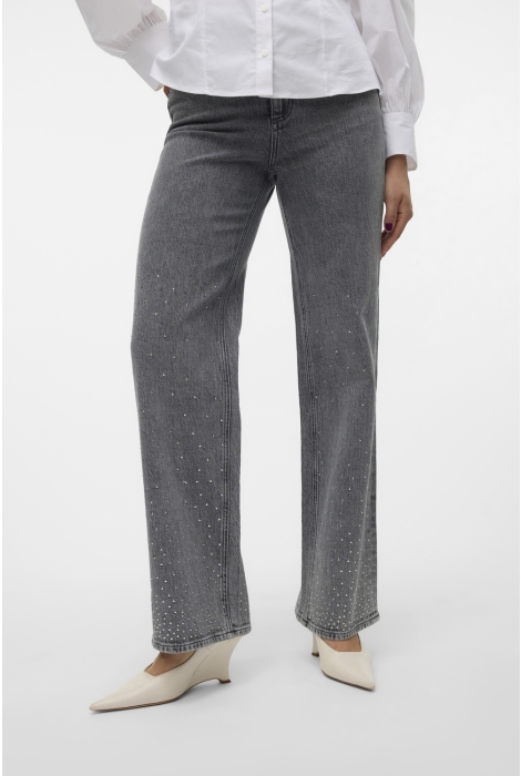 Vero Moda vmtessa hr wide studs dnm jeans ra2