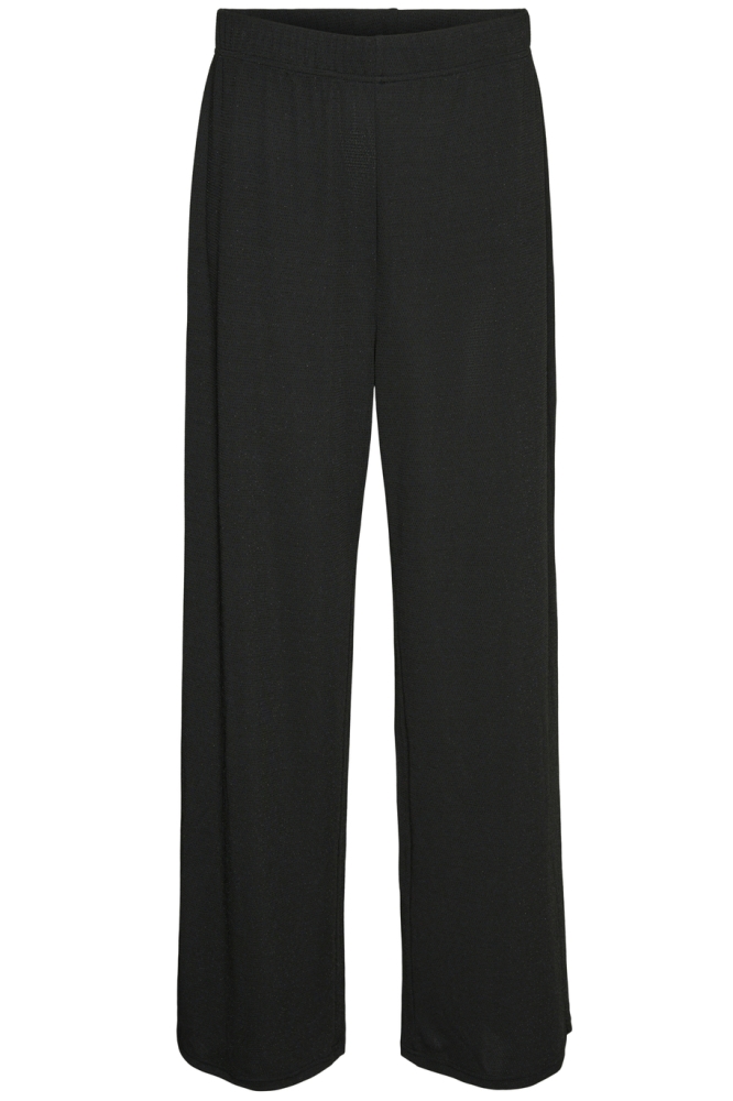 VMKANVA NW GLITTER WIDE PANT JRS 10316742 BLACK/BLACK LUREX