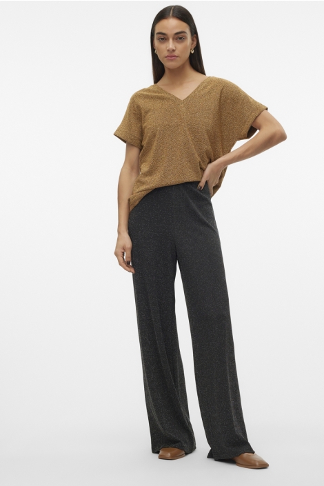 Vero Moda vmkanva nw glitter wide pant jrs