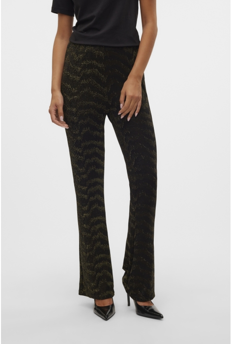 Vero Moda vmlucy hw glitter flared pant jrs