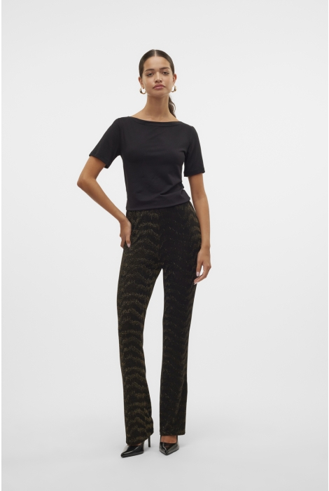 Vero Moda vmlucy hw glitter flared pant jrs