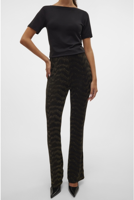 Vero Moda vmlucy hw glitter flared pant jrs