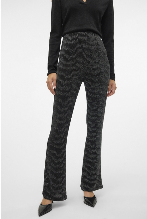 Vero Moda vmlucy hw glitter flared pant jrs