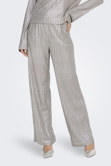 Jacqueline de Yong Broek JDYEVEREST PANT JRS 15332341 Silver