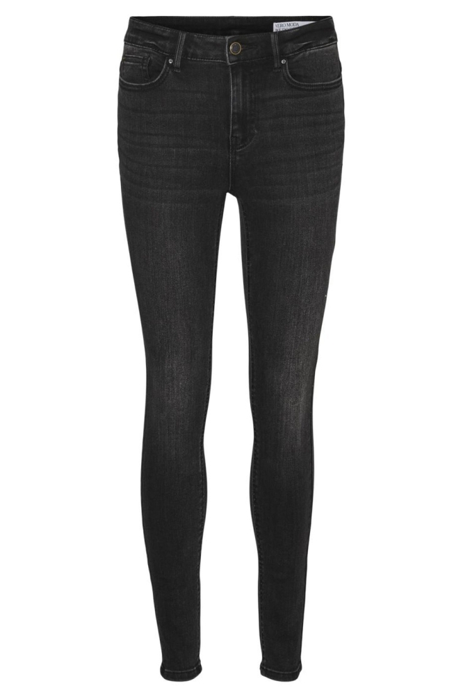 VMFLASH MR SKINNY JEANS LI111 GA NO 10298722 Black Denim