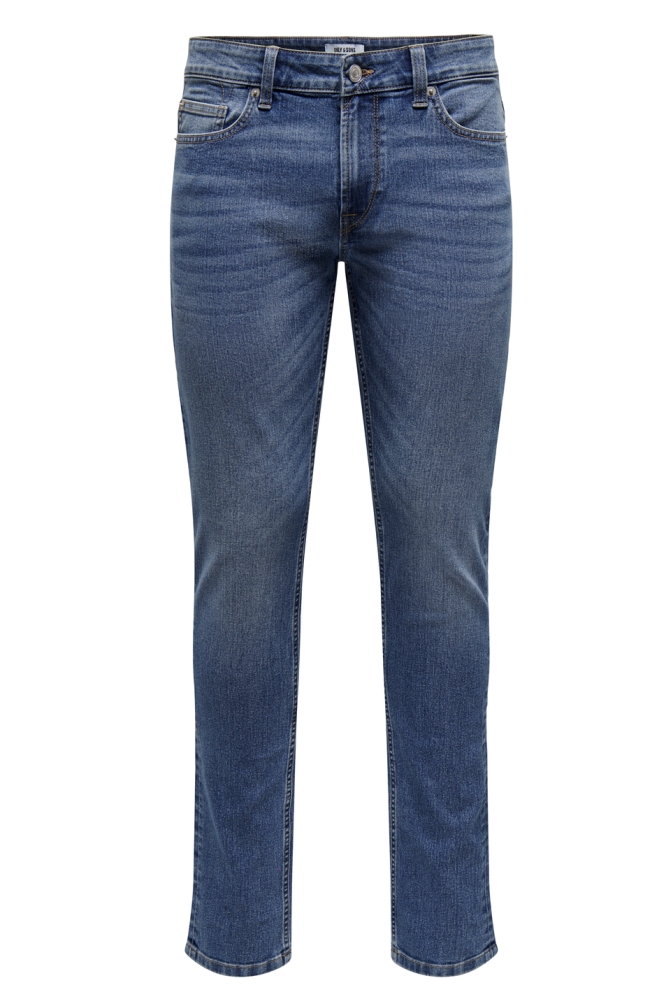 ONSLOOM SLIM 7899 EY BOX JEANS 22027899 LIGHT MEDIUM BLUE DENIM