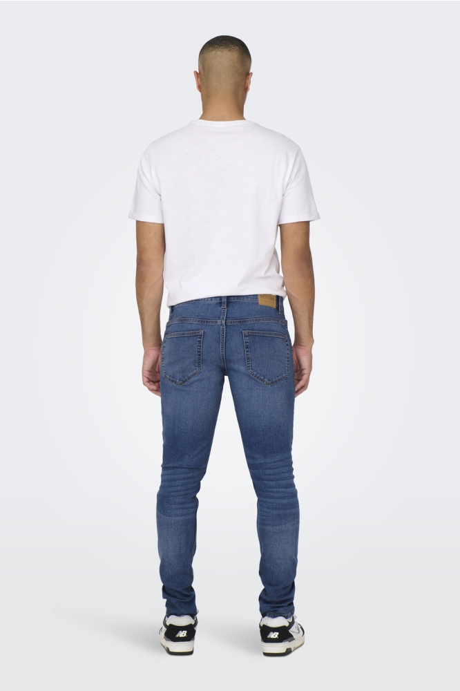 ONSLOOM SLIM 7899 EY BOX JEANS 22027899 LIGHT MEDIUM BLUE DENIM