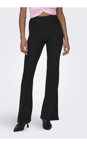 ONLFEVER RIB FLARED PANTS JRS NOOS 15331091 BLACK