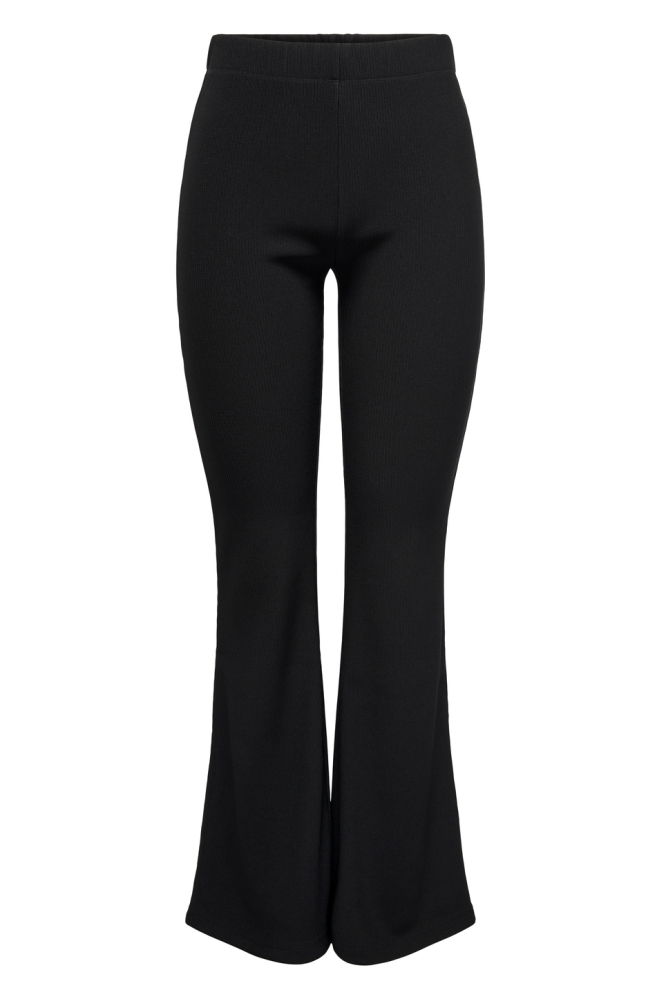 ONLFEVER RIB FLARED PANTS JRS NOOS 15331091 BLACK