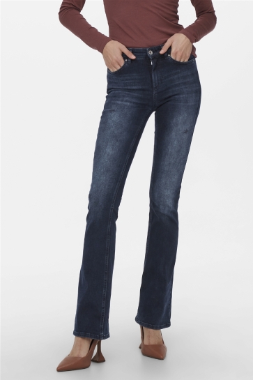 Only Jeans ONLBLUSH MID FLARED DNM REA409 NOOS 15233833 BLUE BLACK DENIM