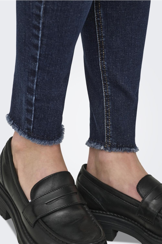 ONLBLUSH MID SK ANKLE RW DNM DOT245 15326910 DARK BLUE DENIM