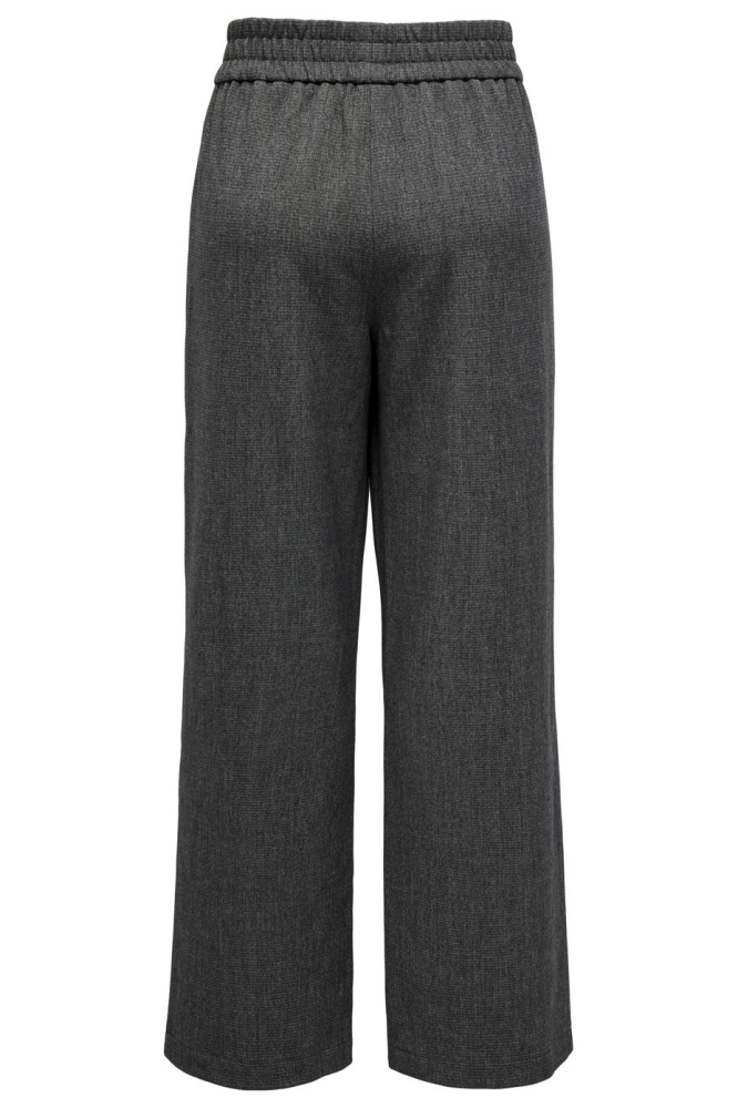 ONLELISE MW WIDE PULL-UP PANT TLR 15324530 Dark Grey Melange