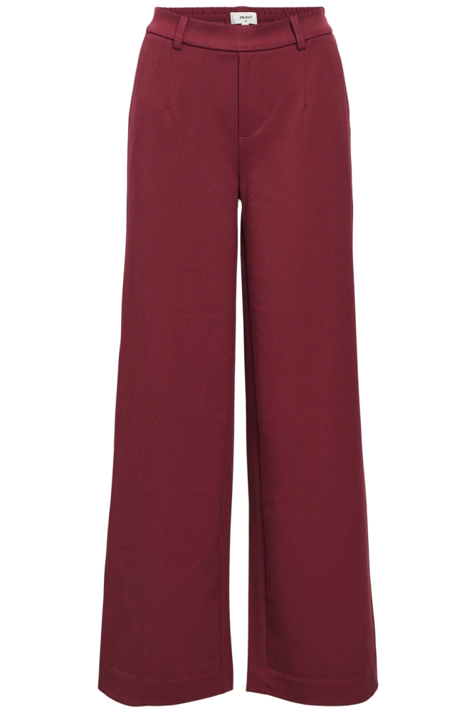 OBJLISA WIDE PANT NOOS 23037921 CABERNET/COL