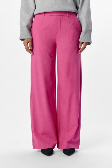 Object Broek OBJLISA WIDE PANT NOOS 23037921 RASPBERRY SORBET