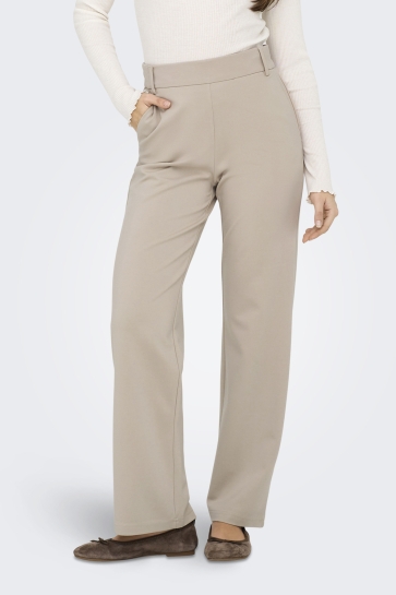 Only Broek ONLPOPTRASH LIFE MW STRAIGHT PNT NO 15341829 Pure Cashmere