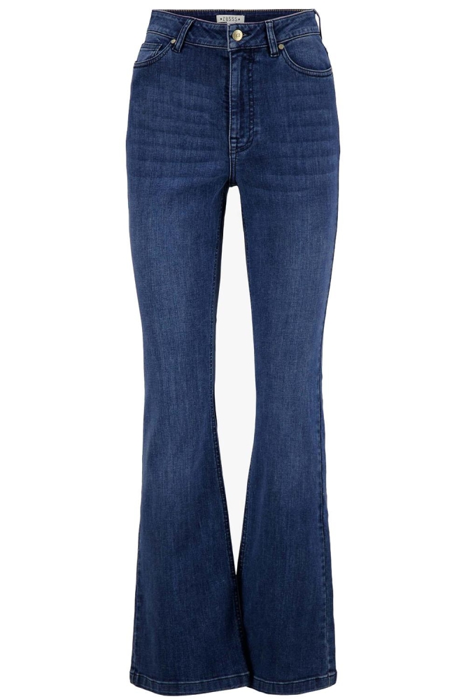 FLARED JEANS 0303 030 DONKERBLAUW