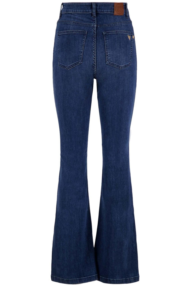 FLARED JEANS 0303 030 DONKERBLAUW