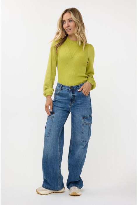 EsQualo trousers jeans cargo wide leg